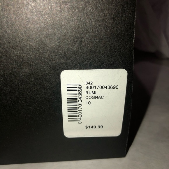 Saks Rumi Cognac Suede Slouch Boots New - Picture 5 of 5